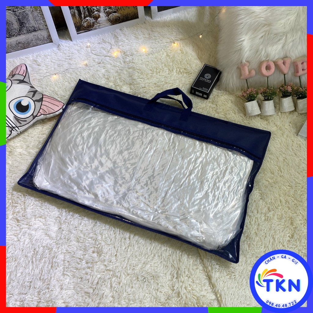 Ruột Gối Lông vũ Pima Dunlopillo Chất Liệu Lụa Pima Tencel Mềm Mượt Êm Ái Dễ Chịu Kích Thước 50*70 Hàng Nhập Khẩu