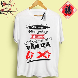 Áo phông nam nữ xuân canh tý áo thun gia đình tết lì xì happy new year tshirt