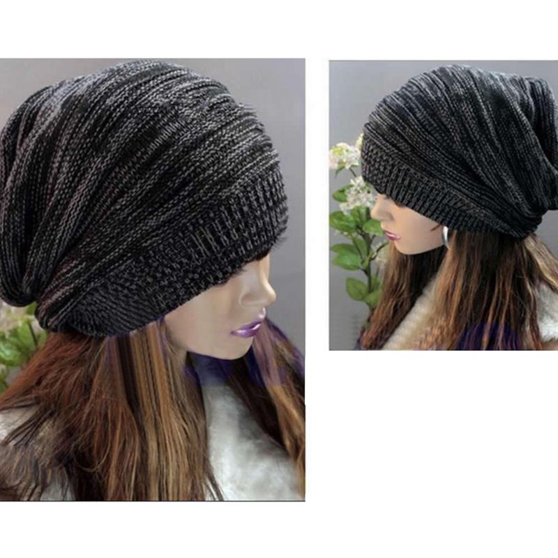 Mũ Nồi Dệt Kim Unisex Oversized Cho Mùa Đông