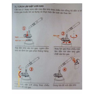 khò ga đôi lắp bình gas mini kovea