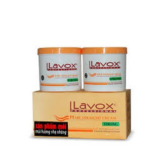 Kem ép tóc Lavox hộp cam 500ml