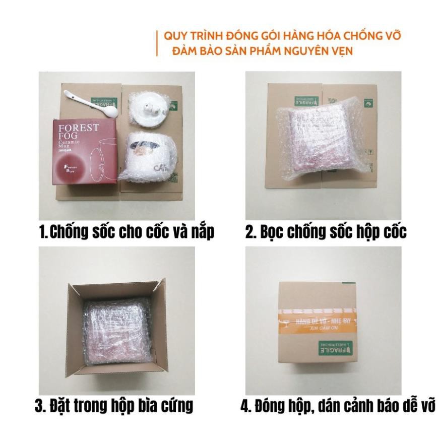 Tô, Bát Sứ Ăn Mì, Bát Súp Dinh Dưỡng Có Nắp Đậy Giữ Nóng, Hàng Gốm Sứ Triều Châu Thượng Hạng Họa Tiết Xinh Xắn, Dày Dặn