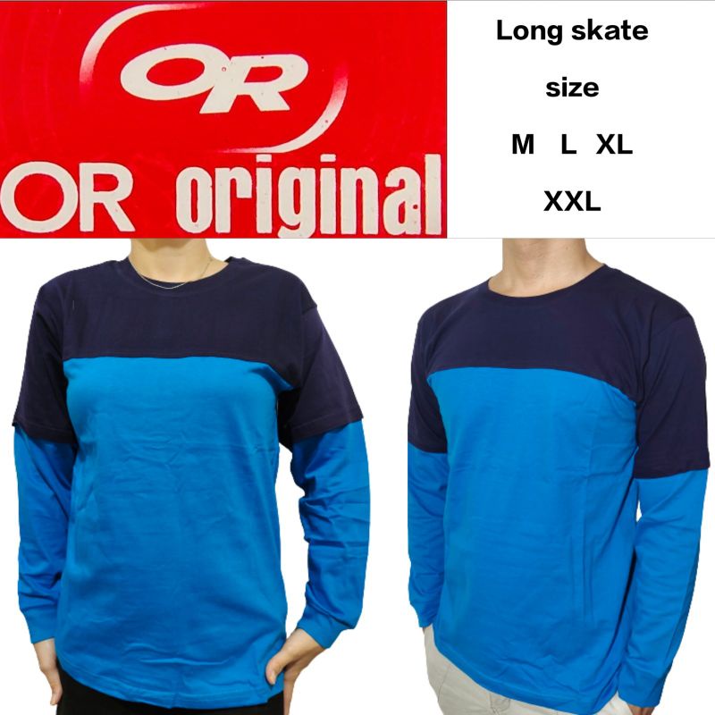 Áo thun tay dài màu xanh Navy M L XL XXL cho cặp đôi