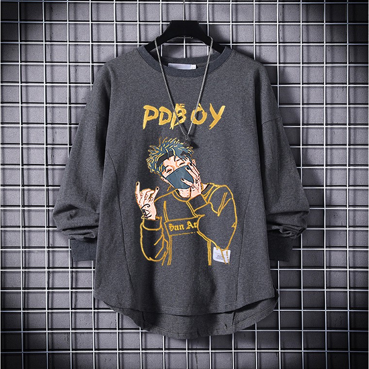 Áo Thun Nam Dài Tay Cổ Tròn In Họa Tiết Chữ PDBOY Phong Cách Trẻ Trung Thời Trang Zenkonu TOP NAM 1000126 | BigBuy360 - bigbuy360.vn