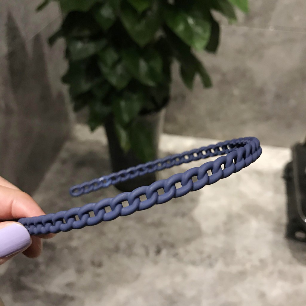 Cài nhựa nhám cho nữ hình mắc xích nhiều size cho bạn gái