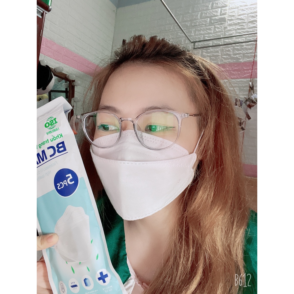 KHẨU TRANG Y TẾ , KHẨU TRANG KHÁNG KHUẨN MASK 4D  ( TÚI 5 CHIẾC ) | BigBuy360 - bigbuy360.vn