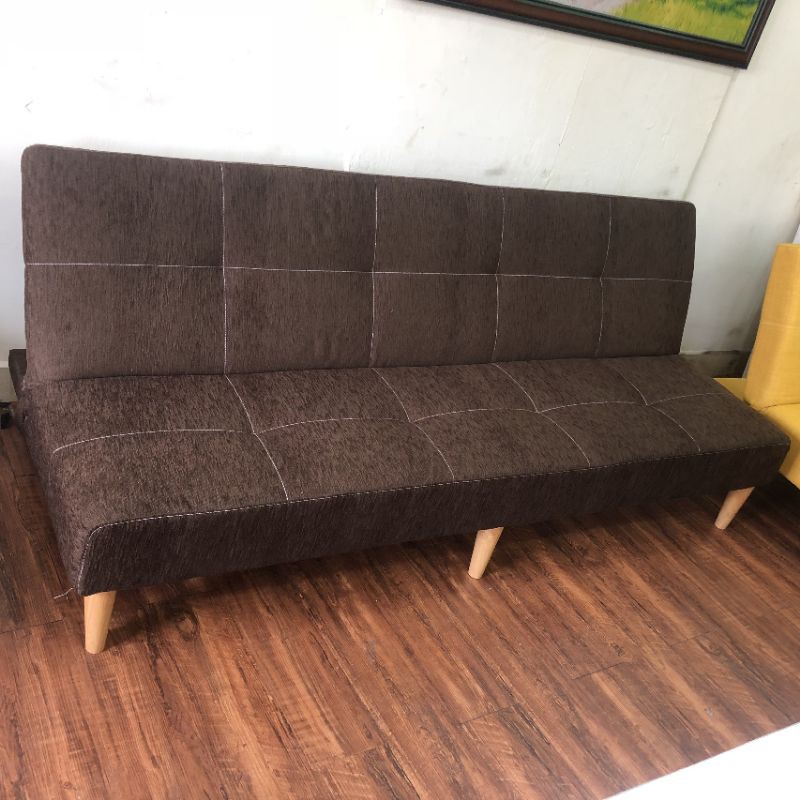 Xả kho thanh lý nhanh lô ghế sofa Bed bọc vải bố màu nâu