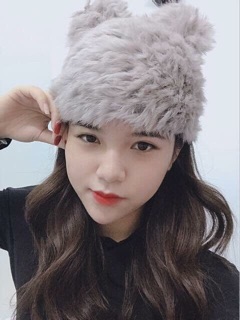 Mũ lông thỏ tai mèo