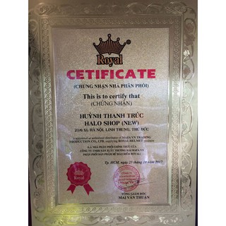 Kính Flat Royal cho nón bảo hiểm 3/4 (Khói Trà)