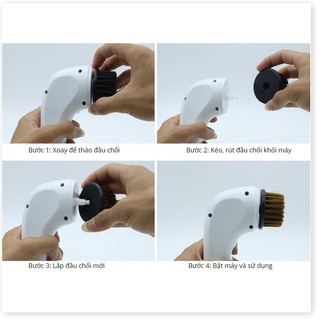 🆕 Máy đánh bóng giày da cầm tay mini du lịch