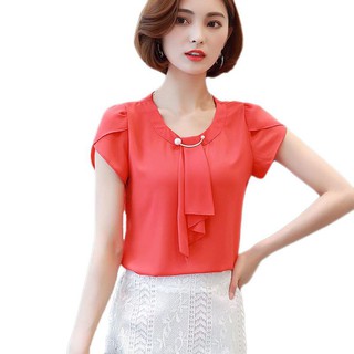 Áo sơ mi nữ tay ngắn thời trang công sở
