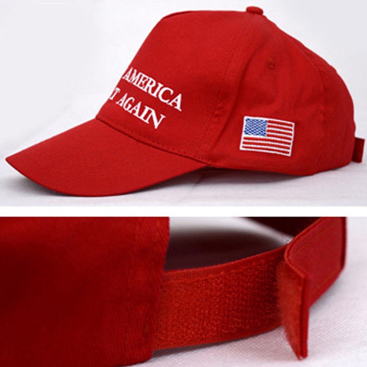 Ahlsen Mũ lưỡi chai có dòng chữ " MAKE AMERICA GREAT AGAIN " phong cách Mỹ