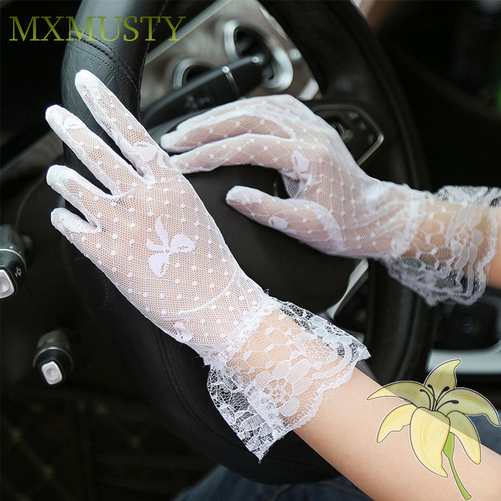 Găng Tay Lưới Phối Ren Cô Dâu Quý Phái Thời Trang