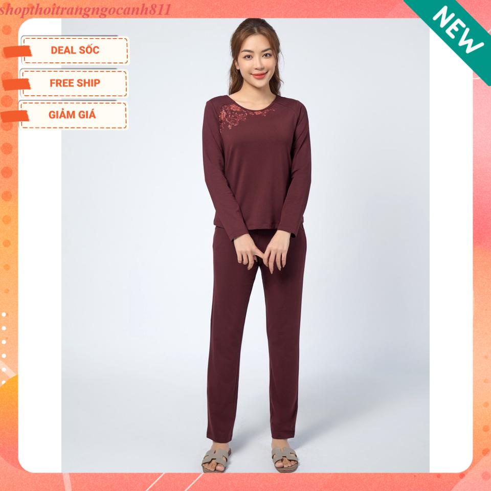 Bộ ngủ cotton thu đông Wonner 22611