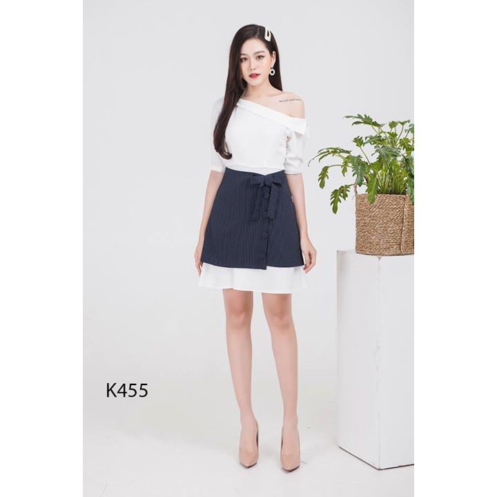 Đầm Dự Tiệc Cao Cấp K455 - TIIN STORE (Hàng may thiết kế ,ảnh thật shop tự chụp)