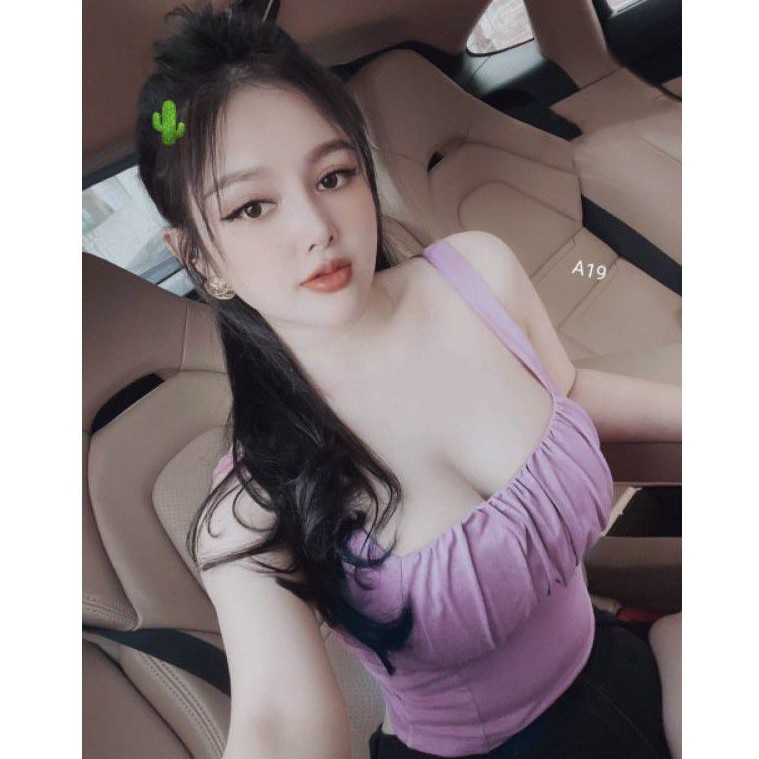 Áo kiểu 2 dây nhúng ngực (B-C)