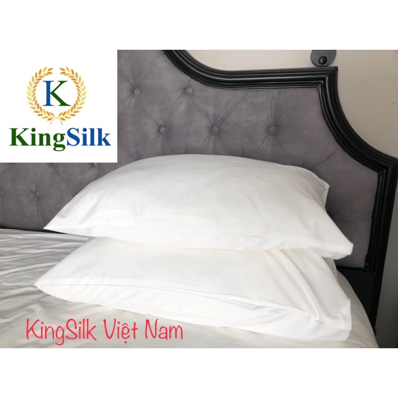  Ruột gối Khách Sạn 02 cái(gối dự án Khách sạn 5 sao bông Microfiber)không có khoá kéo