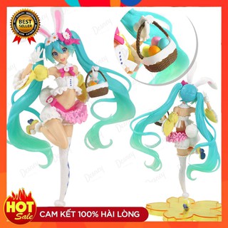 Mô Hình Nhân Vật Hatsune Miku Tai Thỏ Đáng Yêu Trong Anime - Cao 24Cm