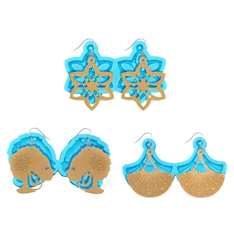 Bộ 3 Khuôn Silicone Làm Trang Sức Thủ Công