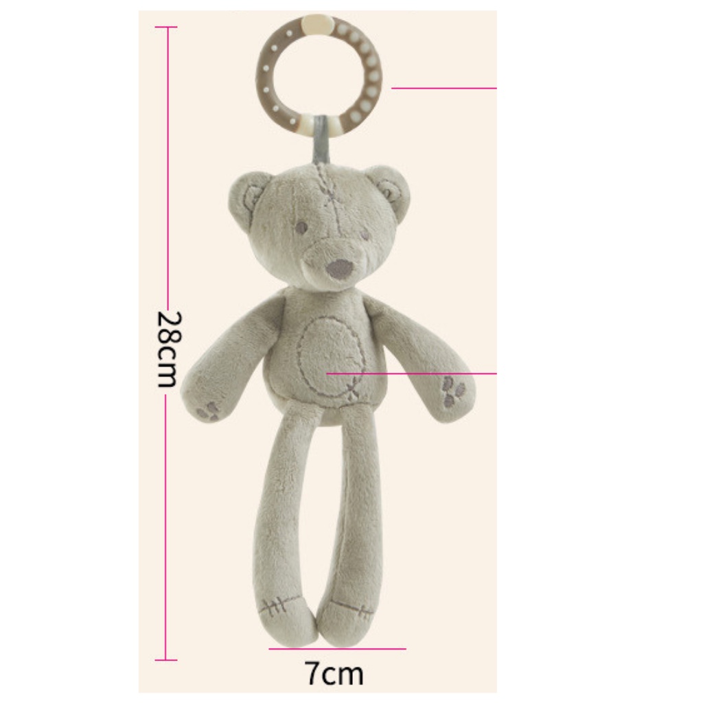 Treo Cũi Kích Thích Thị Giác Treo Nôi Thú Bông Treo Xe Đẩy Đồ Chơi Lục Lạc Cho Bé Sơ Sinh TN42