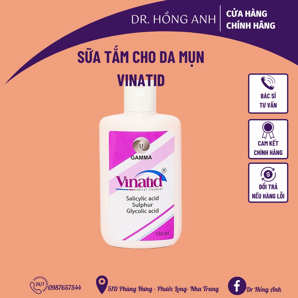 SỮA TẮM GỘI VINATID, 150ML