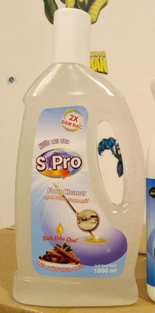 NƯỚC LAU SÀN TINH DẦU QUẾ S.Pro