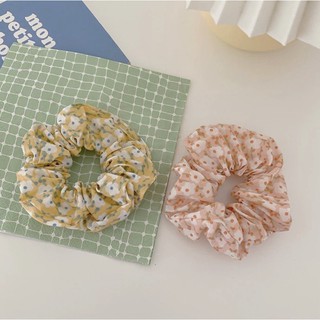 CỘT TÓC SCRUNCHIES - HOẠ TIẾT HOA XINH