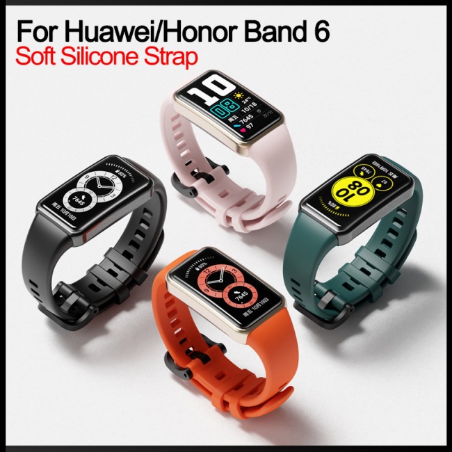 Dây Đeo Thay Thế Bằng Silicone Cho Đồng Hồ Huawei Watch 6 / 6 Pro Honor
