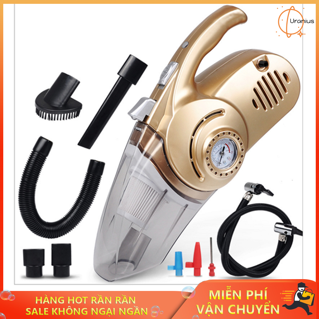 Máy hút bụi kèm bơm hơi ô tô 4in1 đa năng tiện dụng bảo hành toàn quốc