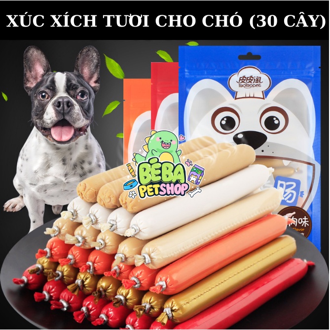 Xúc xích chó mèo Taotaopet bổ sung dinh dưỡng, nhiều hương vị hấp dẫn 15g/cây (lẻ 1 cây)| Bé Ba Petshop