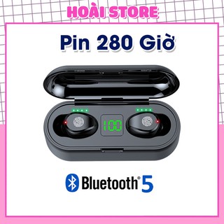 [FreeShip] Tai nghe true wireless AMOI F9 | bản QUỐC TẾ | nút cảm ứng | Bluetooth 5.0 | Pin 280 giờ