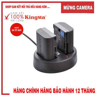 Sạc canon LP-E6 Kingma sạc 2 pin