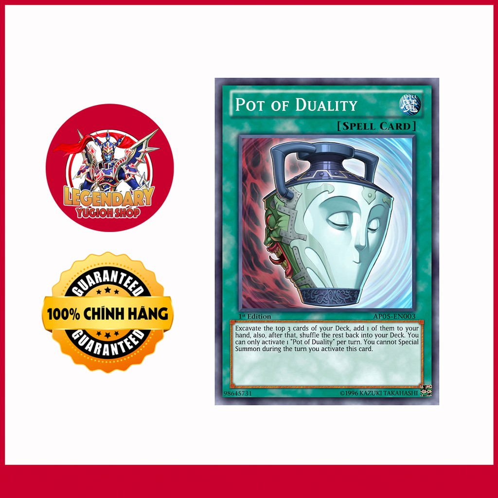 Thẻ Bài Yugioh Chính Hãng] Pot of Duality