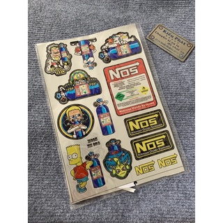 Tem Decal Xe máy bình G.A Nos 1 Tấm