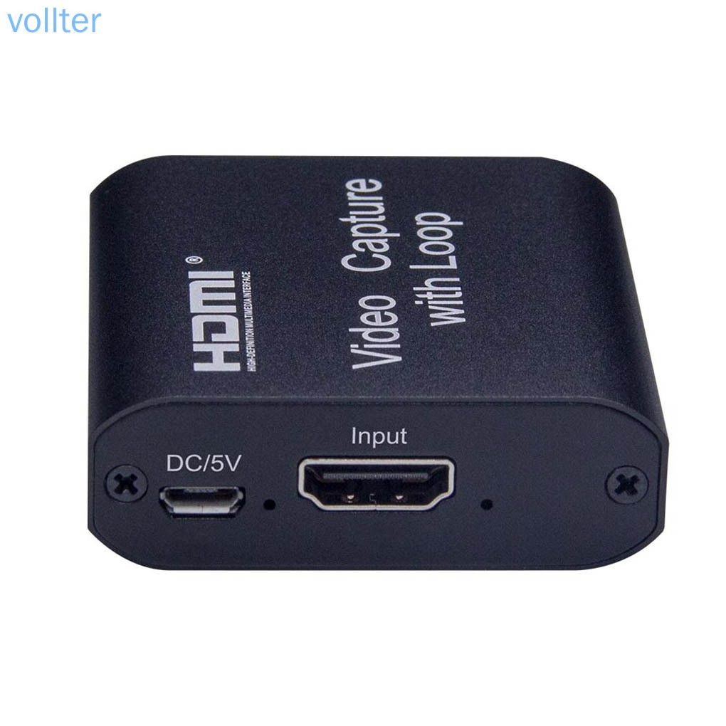 VOLL USB 2.0 Capture Card Broadcast Live Stream Video Grabber Audio Video Capturing Device