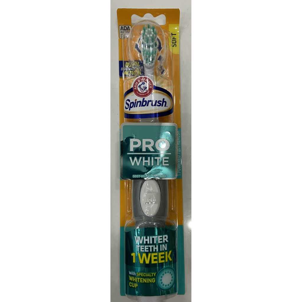 Bàn chải pin Spinbrush Pro White hàng USA