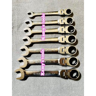 Cờ lê vòng miệng tự động lắc léo Kingtony 3730 10-17mm bán lẻ