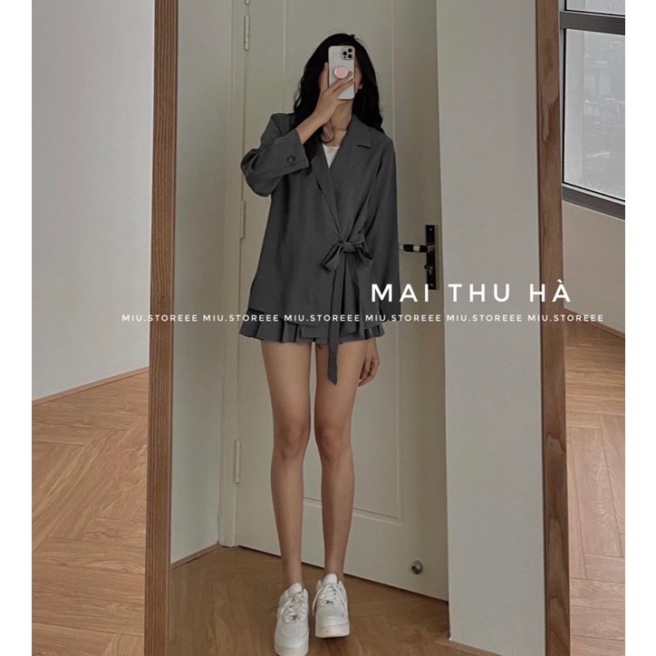 [ẢNH THẬT] ÁO VEST BUỘC ĐAI NƠ CHÉO | BigBuy360 - bigbuy360.vn