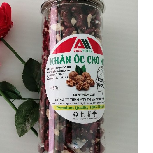 Nhân Hạt Óc Chó Đỏ Hartley Mỹ 500G - Hàng Nhập Khẩu Cam Kết Chất Lượng bởi VIDAFOOD