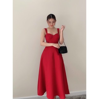 Đầm váy freesize dây cúp ngực 2 màu