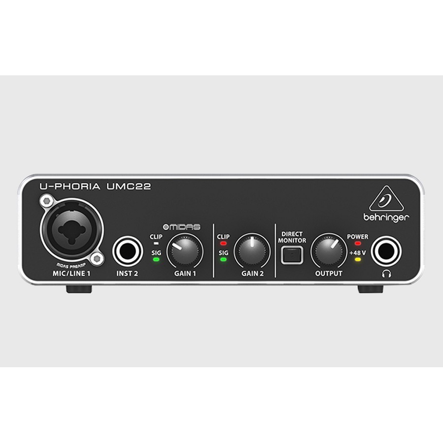 Combo Thu Âm Behringer UMC22 Và Micro Takstar PC K320