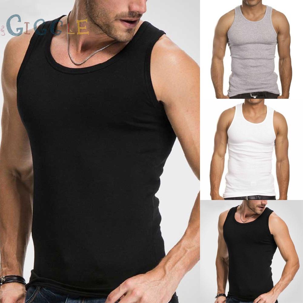 Vest Undershirt Workout T-Shirt Bodybuilding Fitness Muscle Sleeveless