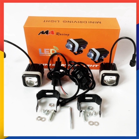 Đèn Led Trợ Sáng mini 2 màu MA Racing chính hãng  mã M1.0- giá 1 bóng