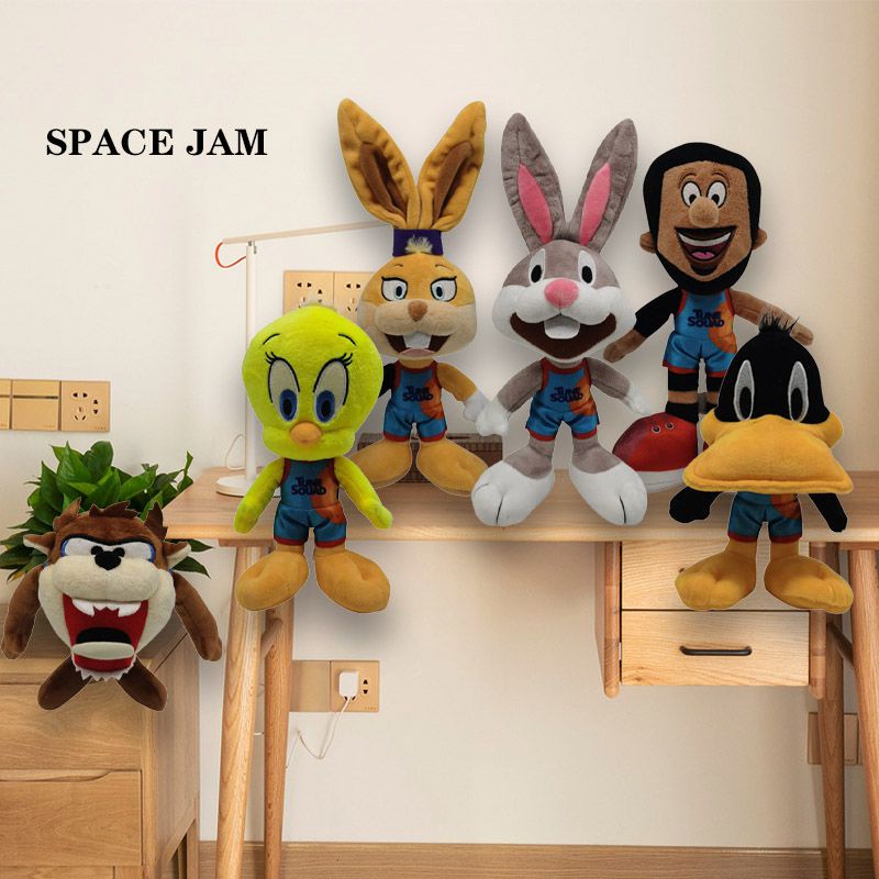 Set 2 Thú Nhồi Bông Hình Thỏ Hoạt Hình Cho Bé