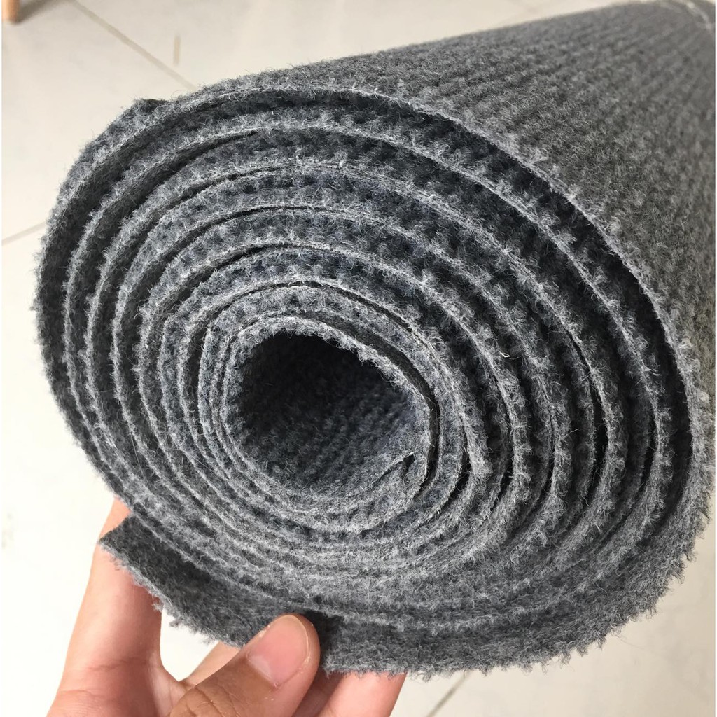 Tấm thảm nỉ giá rẻ màu xám - Thảm trải sàn trang trí hoặc làm đồ handmade