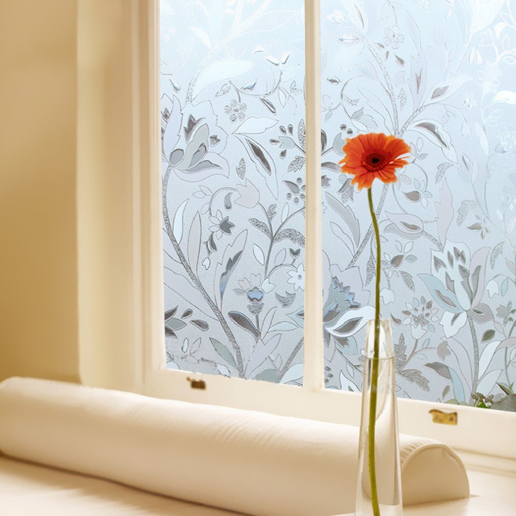Decal mờ chống nước dán kính cửa sổ phòng tắm phòng ngủ
