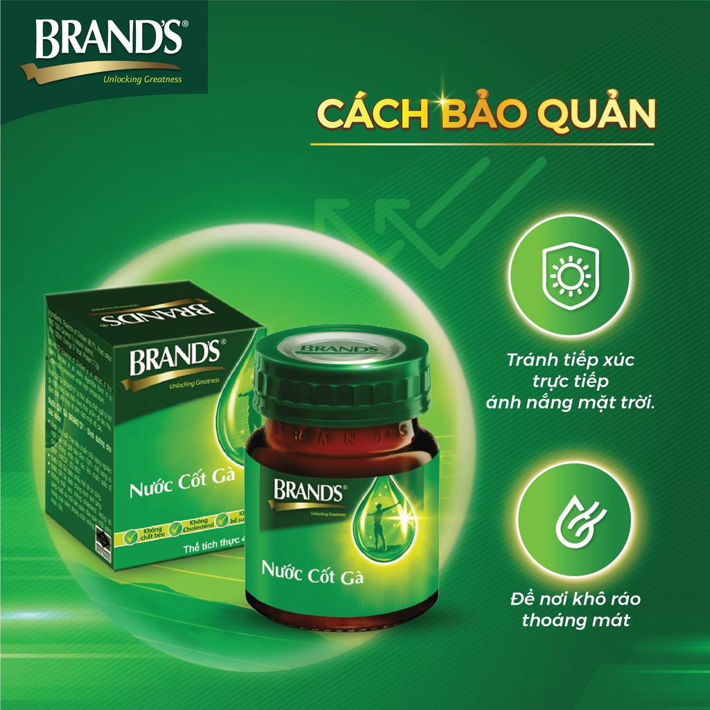 Nước cốt gà BRAND'S vị truyền thống (42 ml x 6 lọ)