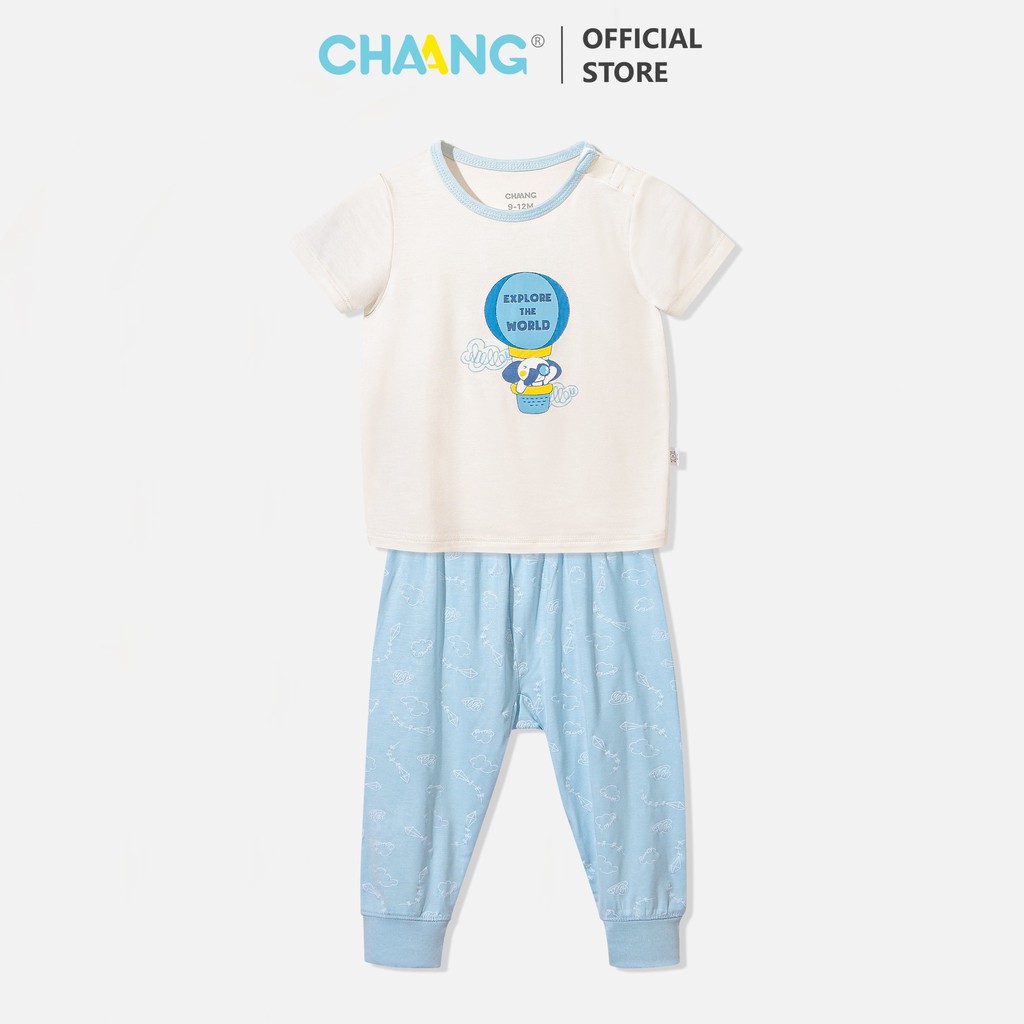 Bộ cúc vai CHAANG summer trắng