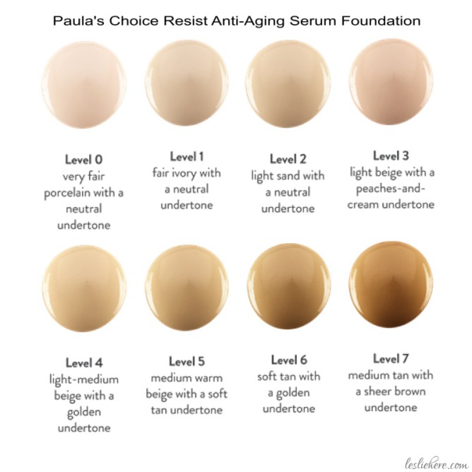 Kem nền chống lão hóa dạng serum PAULA CHOI Resist Anti-Aging Serum Foundation