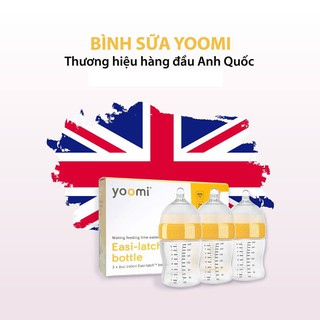 Bình Sữa Cao Cấp PP Yoomi 140ML/ 240ML (CHÍNH HÃNG) CHO BÉ (Y15B.YCCW)